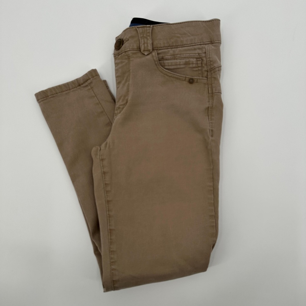 Democracy Light Brown Cropped Jeans
